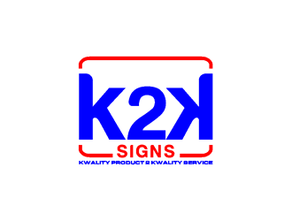K2K SIGNS logo design by coco