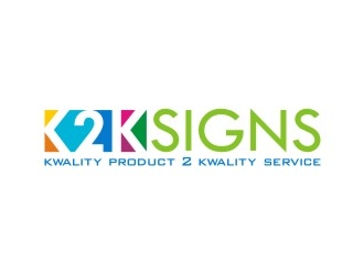 K2K SIGNS logo design by Gito Kahana