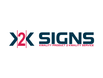 K2K SIGNS logo design by amazing
