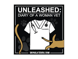 Unleashed: Diary of a Woman Vet  logo design by coco
