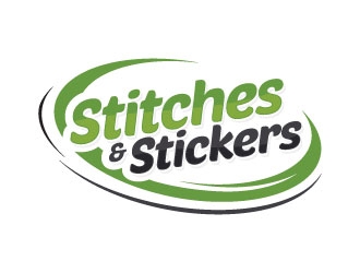 Stitches & Stickers logo design by sanworks