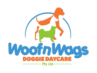 Woof n Wags Doggie Daycare Logo Design - 48hourslogo