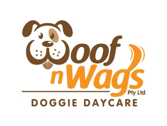 Woof n Wags Doggie Daycare logo design by jaize