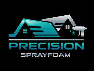 Precision Spray Foam  logo design by Suvendu