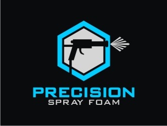 Precision Spray Foam  logo design by Gito Kahana