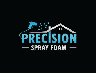 Precision Spray Foam  logo design by Webphixo