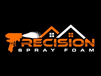 Precision Spray Foam  logo design by daywalker