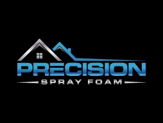 Precision Spray Foam  logo design by dchris