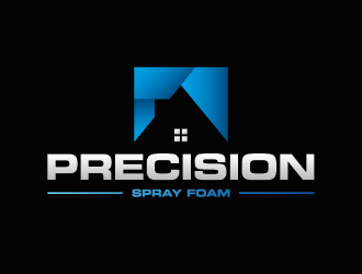 Precision Spray Foam  logo design by spiritz