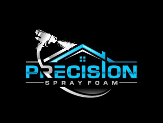 Precision Spray Foam  logo design by sanworks