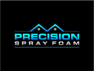 Precision Spray Foam  logo design by meliodas