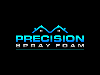 Precision Spray Foam  logo design by meliodas