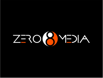 Zero 8 Media logo design by mutafailan