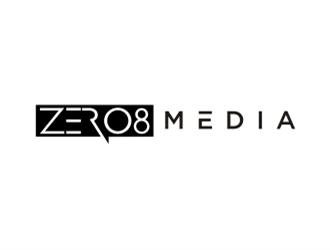 Zero 8 Media logo design by sheilavalencia