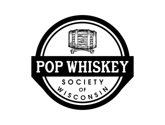 Pop Whiskey Society of Wisconsin logo design by JessicaLopes