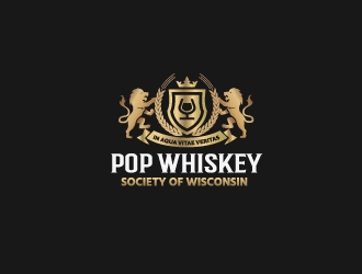Pop Whiskey Society of Wisconsin logo design by Jelena