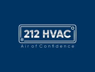 212 HVAC logo design by CreativeKiller