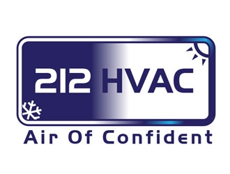 212 HVAC logo design by frontrunner
