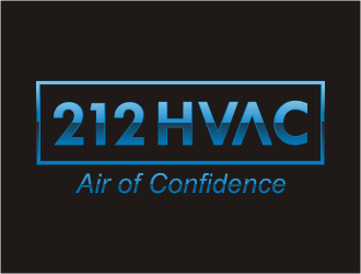 212 HVAC logo design by bunda_shaquilla