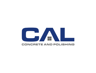 CAL Concrete and Polishing logo design by johana