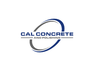 CAL Concrete and Polishing logo design by johana