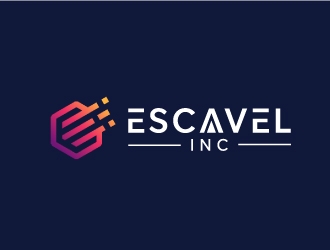 Escavel Inc logo design by nehel