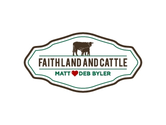 Faith land and cattle  logo design by Creativeminds