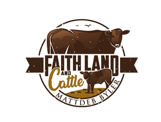 Faith land and cattle  logo design by DreamLogoDesign