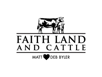 Faith land and cattle  logo design by Creativeminds