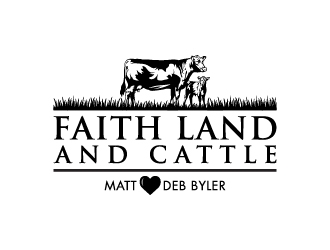 Faith land and cattle  logo design by Creativeminds