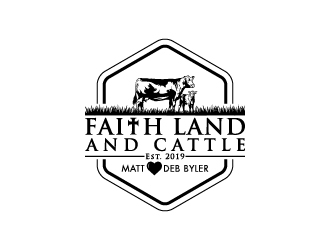 Faith land and cattle  logo design by Creativeminds