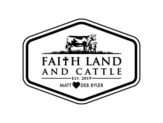 Faith land and cattle  logo design by Creativeminds