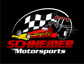 Schneider Motorsports logo design by haze