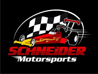 Schneider Motorsports logo design by haze
