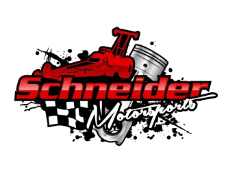 Schneider Motorsports logo design by ElonStark