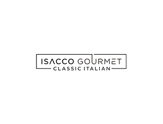 Isacco Gourmet Classic Italian logo design by checx