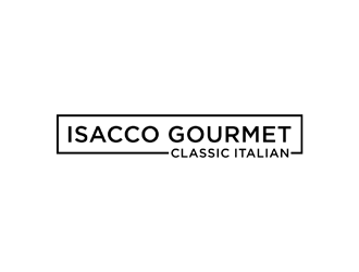 Isacco Gourmet Classic Italian logo design by johana