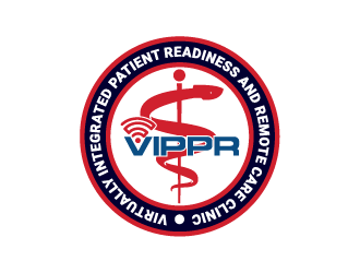 Virtually Integrated Patient Readiness and Remote Care (VIPRR) Clinic logo design by IanGAB