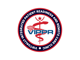 Virtually Integrated Patient Readiness and Remote Care (VIPRR) Clinic logo design by IanGAB
