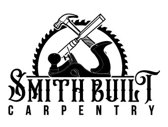 Smith Built Carpentry logo design by Godvibes