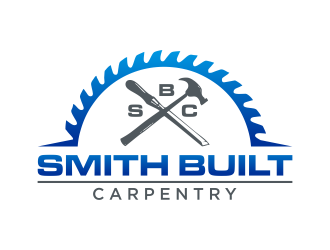 Smith Built Carpentry logo design by hidro