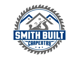 Smith Built Carpentry logo design by Suvendu