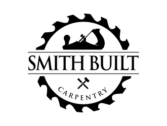 Smith Built Carpentry logo design by cikiyunn