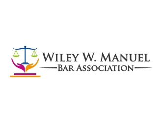 Wiley W. Manuel Bar Association logo design by kgcreative