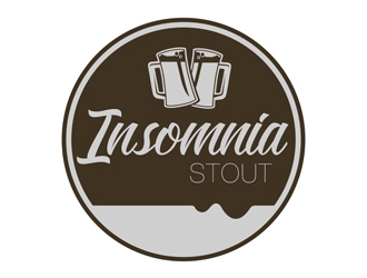 Insomnia Stout logo design by XyloParadise