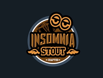 Insomnia Stout logo design by XyloParadise
