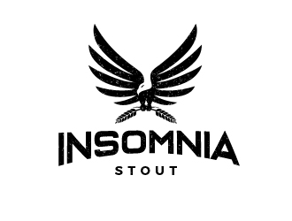 Insomnia Stout logo design by Timoti