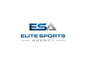 ELITE SPORTS AGENCY logo design by blackcane