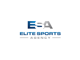 ELITE SPORTS AGENCY logo design by blackcane