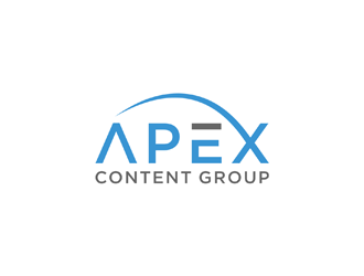 Apex Content Group logo design by johana